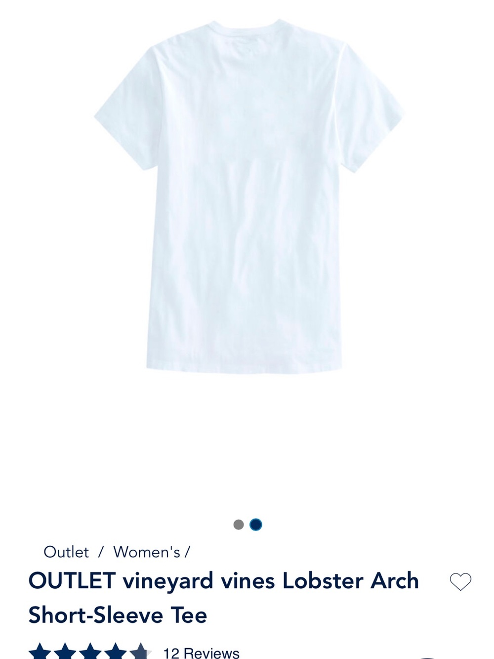 Vineyard Vines White Tee
